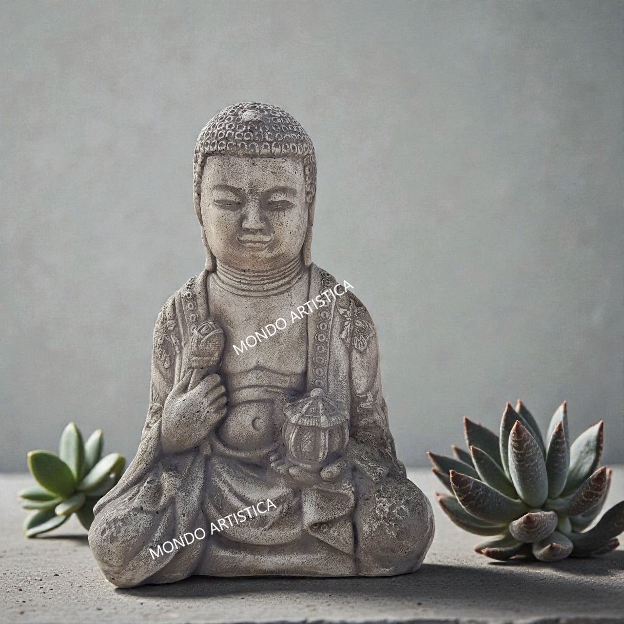 220 Statua del Buddha altezza 48 cm - immagine 1