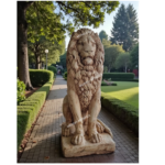 Leone seduto altezza 120 cm