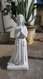 STATUA MADONNA DI LOURDES CON BERNARDETTE ALT. 160 CM - immagine 7