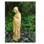 STATUA DEL CUORE DI GESU' ATEZZA 53 CM COLORE SFUMATO GIALLO OCRA - immagine 4