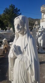 MADONNA DI LOURDES STATUA IN CEMENTO - immagine 2