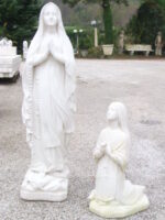 STATUA MADONNA DI LOURDES E BERNARDETTE - immagine 2