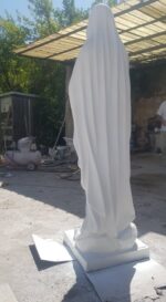 STATUA MADONNA DI LOURDES CON BERNARDETTE ALT. 160 CM - immagine 10