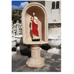 CUPOLA COMPLETA DI COLONNA CON STATUA DEL CUORE DI GESU' CRISTO - immagine 4