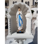 CUPOLA COMPLETA DI COLONNA CON STATUA DELLA MADONNA DI LOURDES - immagine 5