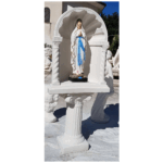 CUPOLA COMPLETA DI COLONNA CON STATUA DELLA MADONNA DI LOURDES - immagine 8