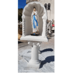 CUPOLA COMPLETA DI COLONNA CON STATUA DELLA MADONNA DI LOURDES - immagine 9