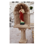 CUPOLA COMPLETA DI COLONNA CON STATUA DEL SACRO CUORE DI GESU' CRISTO