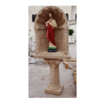 CUPOLA COMPLETA DI COLONNA CON STATUA DEL SACRO CUORE DI GESU' CRISTO - immagine 2