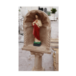 CUPOLA COMPLETA DI COLONNA CON STATUA DEL SACRO CUORE DI GESU' CRISTO - immagine 4