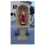 CUPOLA COMPLETA DI COLONNA CON STATUA DEL CUORE DI GESU' - immagine 4