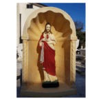 CUPOLA COMPLETA DI COLONNA CON STATUA DEL CUORE DI GESU' - immagine 5