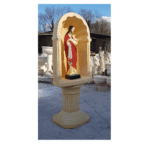 CUPOLA COMPLETA DI COLONNA CON STATUA DEL CUORE DI GESU' - immagine 6