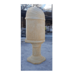 CUPOLA COMPLETA DI COLONNA CON STATUA DELLA STATUA MADONNA DI LOURDES - immagine 7