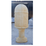 CUPOLA COMPLETA DI COLONNA CON STATUA DELLA STATUA MADONNA DI LOURDES - immagine 6