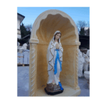 CUPOLA COMPLETA DI COLONNA CON STATUA DELLA STATUA MADONNA DI LOURDES - immagine 4