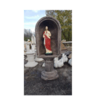 CUPOLA COMPLETA DI COLONNA CON STATUA DEL CUORE DI GESU' CRISTO