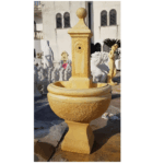 FONTANA A MURO IN CEMENTO ALTEZZA 125 CM