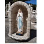 CUPOLA NICCHIA CON STATUA DELLA MADONNA DI LOURDES