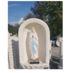 CUPOLA CON STATUA DELLA MADONNA DI LOURDES