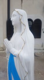 STATUA MADONNA DI LOURDES CON BERNARDETTE ALT. 160 CM - immagine 10