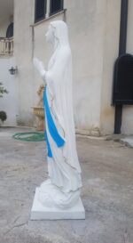 STATUA MADONNA DI LOURDES CON BERNARDETTE ALT. 160 CM - immagine 8