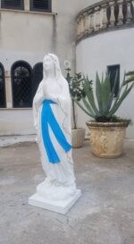 STATUA MADONNA DI LOURDES CON BERNARDETTE ALT. 160 CM - immagine 2