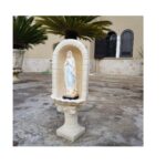 CUPOLA COMPLETA DI COLONNA CON STATUA DELLA MADONNA DI LOURDES