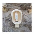 CUPOLA COMPLETA DI COLONNA CON STATUA DELLA MADONNA DI LOURDES - immagine 3