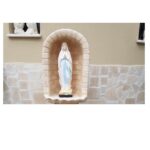 CUPOLA NICCHIA CON STATUA DELLA MADONNA DI LOURDES