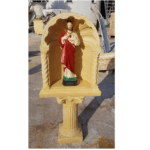 CUPOLA COMPLETA DI COLONNA CON STATUA DEL SACRO CUORE DI GESU' CRISTO - immagine 2