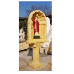 CUPOLA COMPLETA DI COLONNA CON STATUA DEL SACRO CUORE DI GESU' CRISTO - immagine 3