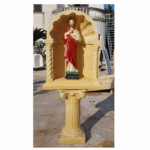 CUPOLA COMPLETA DI COLONNA CON STATUA DEL SACRO CUORE DI GESU' CRISTO