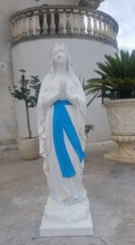 STATUA MADONNA DI LOURDES CON BERNARDETTE ALT. 160 CM - immagine 13