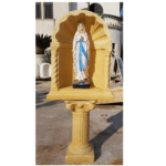 CUPOLA COMPLETA DI COLONNA CON STATUA DELLA MADONNA DI LOURDES