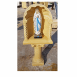CUPOLA COMPLETA DI COLONNA CON STATUA DELLA MADONNA DI LOURDES - immagine 5