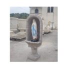 CUPOLA COMPLETA DI COLONNA CON STATUA DELLA MADONNA DI LOURDES - immagine 2