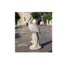 STATUA CICOGNA BECCO GIALLO - immagine 2