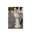 STATUA CICOGNA BECCO GIALLO
