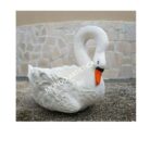 CIGNO DECORATO - BECCO ARANCIONE - immagine 12