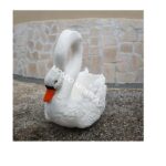 CIGNO DECORATO - BECCO ARANCIONE - immagine 10