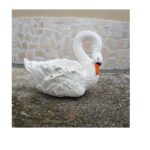 CIGNO DECORATO - BECCO ARANCIONE - immagine 2