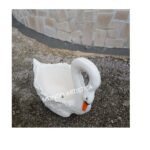 CIGNO DECORATO - BECCO ARANCIONE - immagine 5