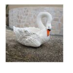 CIGNO DECORATO - BECCO ARANCIONE - immagine 7