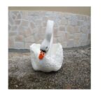 CIGNO DECORATO - BECCO ARANCIONE - immagine 9