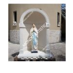 CUPOLA CON STATUA DELLA MADONNA DI LOURDES DIPINTA A MANO