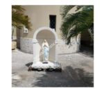 CUPOLA CON STATUA DELLA MADONNA DI LOURDES DIPINTA A MANO - immagine 5