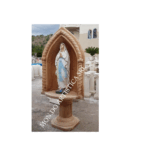 CUPOLA CON STATUA DELLA MADONNA DI LOURDES BASE IN CEMENTO 157 CM - immagine 2
