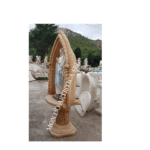 CUPOLA CON STATUA DELLA MADONNA DI LOURDES BASE IN CEMENTO 157 CM - immagine 3