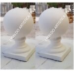 N° 2 SFERE TERMINALI PER PILASTRI ALTEZZA 35 CM